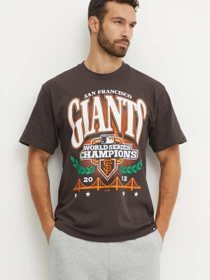 47 brand t-shirt bawełniany MLB San Francisco Giants szary