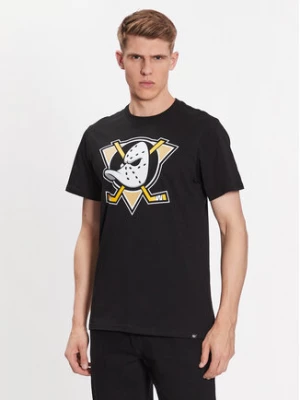 47 Brand T-Shirt NHL Anaheim Ducks Imprint '47 Echo Tee HH025TEMIME544157JK Czarny Regular Fit