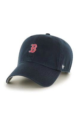 47brand Czapka MLB Boston Red Sox kolor granatowy z aplikacją B-BSRNR02GWS-NY