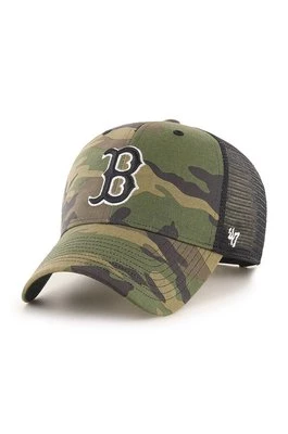 47 brand czapka Boston Red Sox kolor zielony wzorzysta