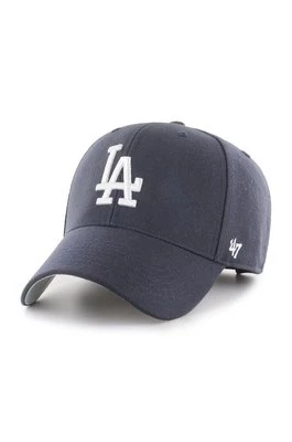47brand Czapka MLB Los Angeles Dodgers kolor granatowy z aplikacją