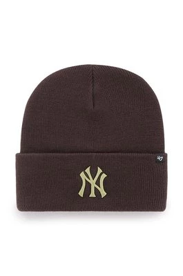 47 brand czapka MLB New York Yankees kolor brązowy