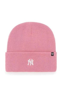 47 brand czapka MLB New York Yankees kolor różowy