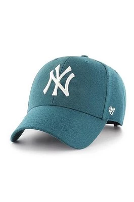 47 brand Czapka MLB New York Yankees kolor zielony z aplikacją