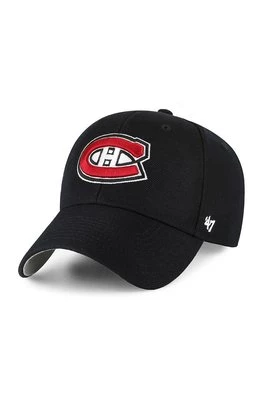 47 brand Czapka NHL Montreal Canadiens kolor czarny z aplikacją H-MVP10WBV-BKD