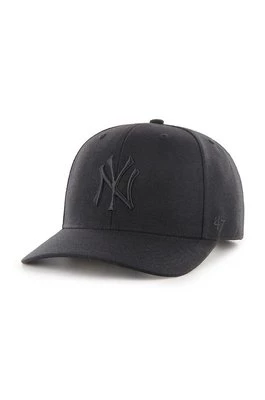47 brand Czapka MLB New York Yankees kolor czarny z aplikacją B-CLZOE17WBP-BKA