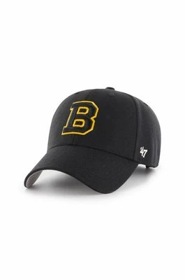 47 brand - Czapka NHL Boston Bruins HVIN-MVP01WBV-BK33