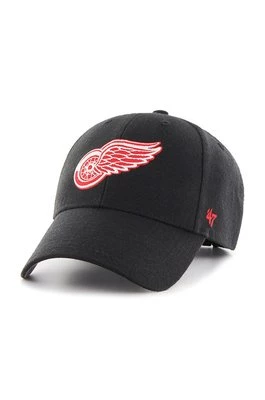 47 brand Czapka NHL Detroit Red Wings kolor czarny z aplikacją