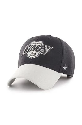 47 brand Czapka NHL Vintage LA Kings kolor czarny z aplikacją HVIN-MVPTT08WBV-BKA88