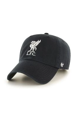 47 brand Czapka z daszkiem EPL Liverpool kolor czarny z aplikacją