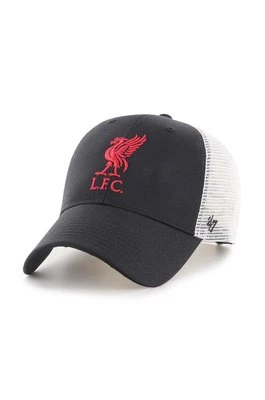 47 brand Czapka z daszkiem Liverpool FC kolor czarny z aplikacją EPL-BRANS04CTP-BK