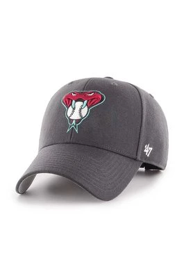 47 brand czapka z daszkiem MLB Arizona Diamondbacks kolor szary z aplikacją B-MVP29WBV-CCB