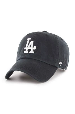 47brand czapka z daszkiem MLB Los Angeles Dodgers kolor czarny z aplikacją B-RGW12GWS-BKJ