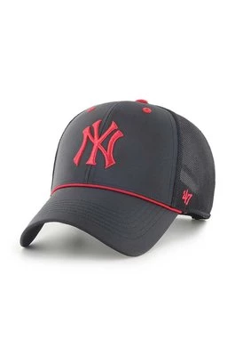 47 brand czapka z daszkiem MLB New York Yankees kolor czarny z aplikacją