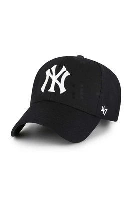 47brand czapka z daszkiem MLB New York Yankees kolor czarny z aplikacją B-MVPSP17WBP-BKW