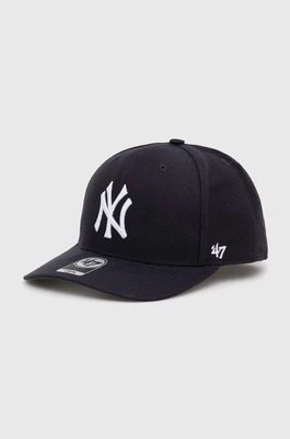 47 brand czapka z daszkiem MLB New York Yankees kolor granatowy B-CLZOE17WBP-NY