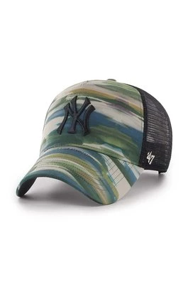47 brand czapka z daszkiem MLB New York Yankees kolor zielony z aplikacją