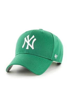 47 brand czapka z daszkiem MLB New York Yankees kolor zielony z aplikacją