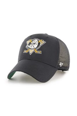 47 brand czapka z daszkiem NHL Anaheim Ducks kolor czarny z aplikacją H-BRANS25CTP-BKC