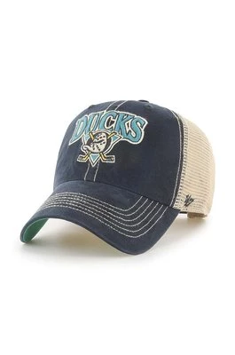 47 brand czapka z daszkiem NHL Anaheim Ducks kolor niebieski z aplikacją H-TSCLA25LAP-VBC