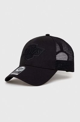 47 brand czapka z daszkiem NHL LA Kings kolor czarny z aplikacją HVIN-BRANS08CTP-BKA88