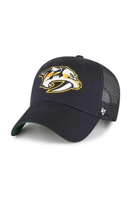 47 brand czapka z daszkiem NHL Nashville Predators kolor granatowy z aplikacją H-BRANS30CTP-NY