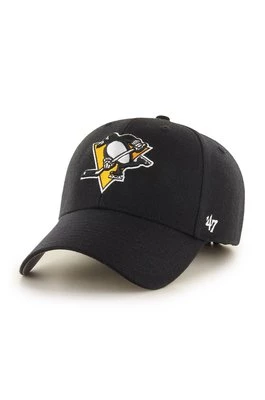47 brand - Czapka z daszkiem NHL Pittsburgh Penguins H-MVP15WBV-BKB