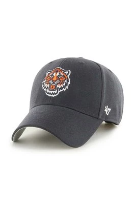 47 brand czapka z daszkiem z domieszką wełny MLB Detroit Tigers kolor granatowy z aplikacją