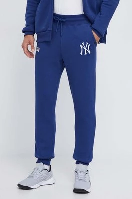 47 brand spodnie dresowe MLB New York Yankees kolor granatowy z aplikacją