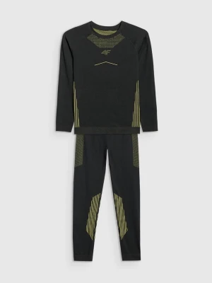 4F 2-częściowy zestaw bielizny termicznej w kolorze czarno-zielonym rozmiar: 128/134