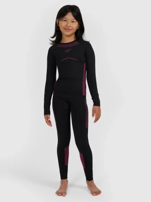 4F 2-częściowy zestaw bielizny termicznej w kolorze czarnym rozmiar: 152/158