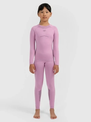 4F 2-częściowy zestaw bielizny termicznej w kolorze jasnoróżowym rozmiar: 128/134