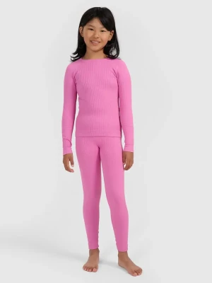 4F 2-częściowy zestaw bielizny termicznej w kolorze różowym rozmiar: 140/146