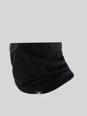 4F Bandana z wełny merino uniseks - czarna Uniwersalny