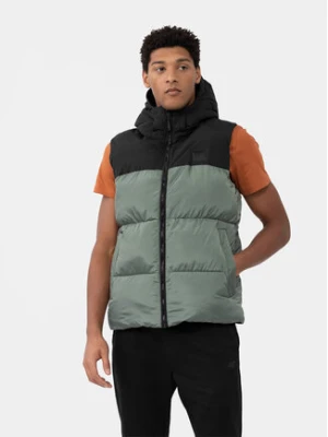 4F Bezrękawnik 4FAW23TVESM064 Khaki Regular Fit