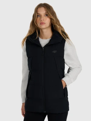 4F Bezrękawnik puchowy z wypełnieniem syntetycznym damski - czarny S