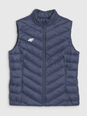 4F Bezrękawnik puchowy z wypełnieniem syntetycznym damski - granatowy S