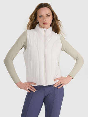 4F Bezrękawnik puchowy z wypełnieniem syntetycznym damski - szary M