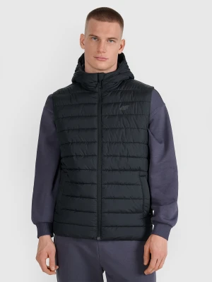 4F Bezrękawnik puchowy z wypełnieniem syntetycznym męski - czarny L