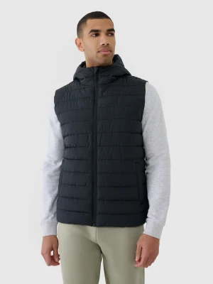 4F Bezrękawnik puchowy z wypełnieniem syntetycznym męski - czarny XL