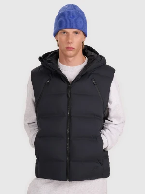 4F Bezrękawnik puchowy z wypełnieniem syntetycznym męski - czarny M