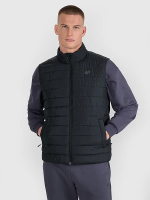 4F Bezrękawnik puchowy z wypełnieniem syntetycznym męski - czarny S