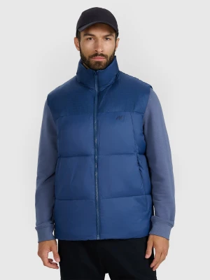 4F Bezrękawnik puchowy z wypełnieniem syntetycznym męski - granatowy S