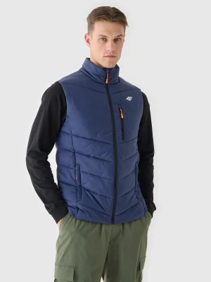 4F Bezrękawnik puchowy z wypełnieniem syntetycznym męski - granatowy S