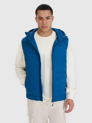 4F Bezrękawnik puchowy z wypełnieniem syntetycznym męski - turkusowy 3XL