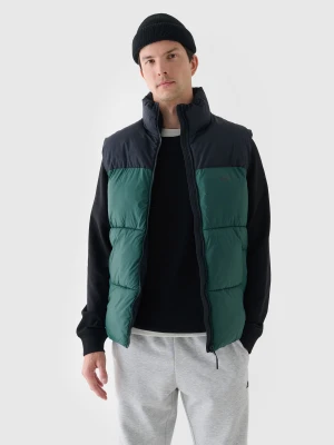 4F Bezrękawnik puchowy z wypełnieniem syntetycznym męski - zielony XXL