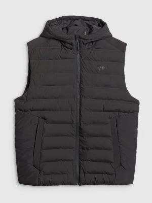 4F Bezrękawnik z wypełnieniem syntetycznym męski - czarny 3XL