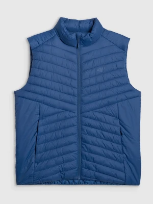 4F Bezrękawnik z wypełnieniem syntetycznym męski - granatowy L