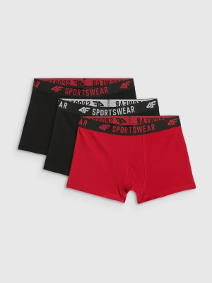 4F Bielizna bokserki (3-pack) chłopięce - multikolor 122/128 (6-8 lat)