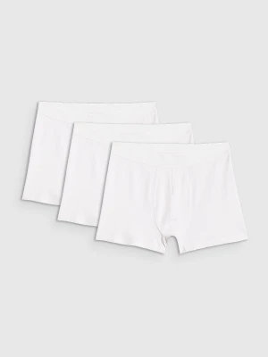 4F Bielizna bokserki (3-pack) męskie - białe S